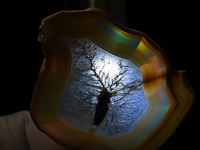 画像: ブラジル産イリスアゲートスライス 4.6g