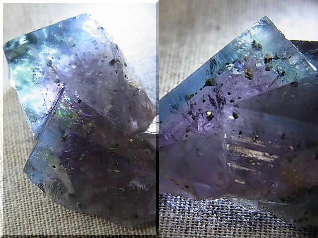 画像: ナイジェリア産強蛍光フローライト原石 17.9g