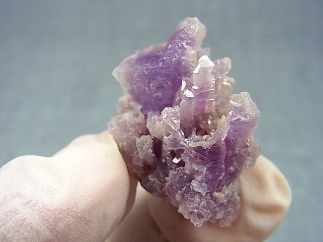 画像1: 栃木県野州鉱山産紫水晶クラスター(エレスチャル) 10.4g