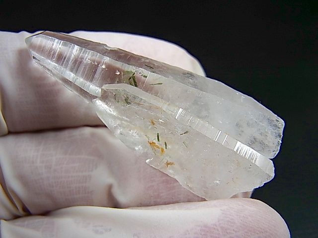 画像: 山梨県水晶峠産クリア水晶ポイント（連晶） 11.3g