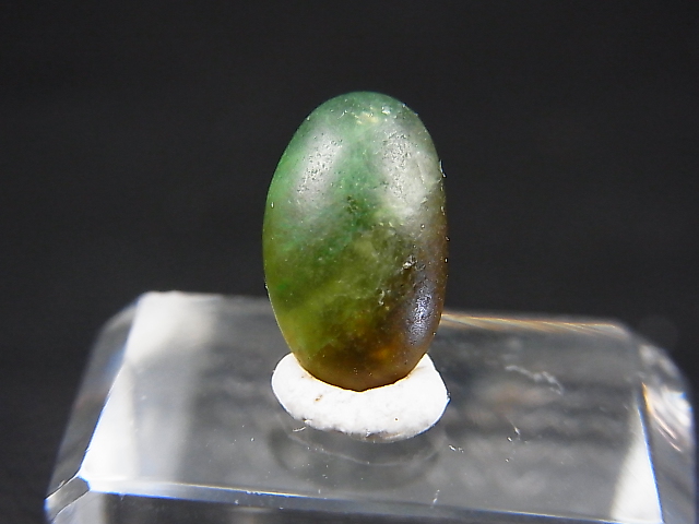 画像: ベトナムMinh Tien産バイカラートルマリン（イエロー/グリーン）結晶原石（川流れ自然研磨） 3.3カラット