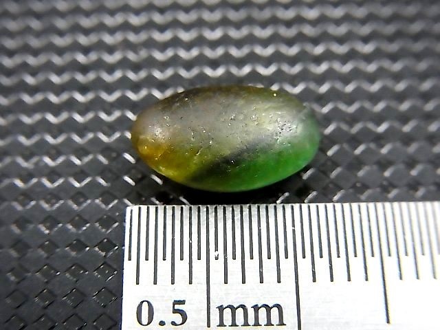 画像: ベトナムMinh Tien産バイカラートルマリン（イエロー/グリーン）結晶原石（川流れ自然研磨） 3.3カラット