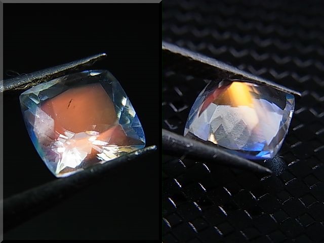 レアカラー：ピンク/オレンジ/ブルーシラームーンストーン