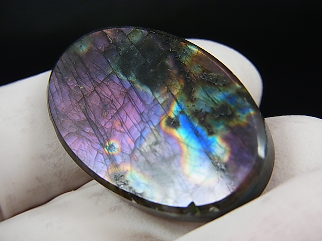 画像: レアカラー：ピンク/パープル/ブルーシラーラブラドライト研磨タンブル 9.0g