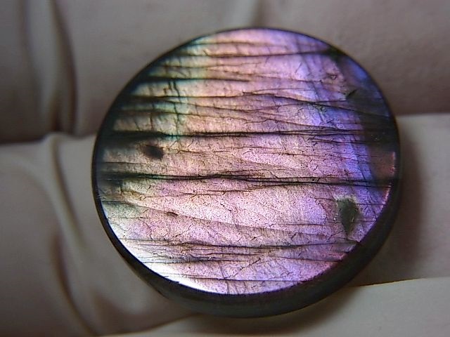 画像: レアカラー：ピンク/パープルシラーラブラドライト研磨タンブル 5.8g