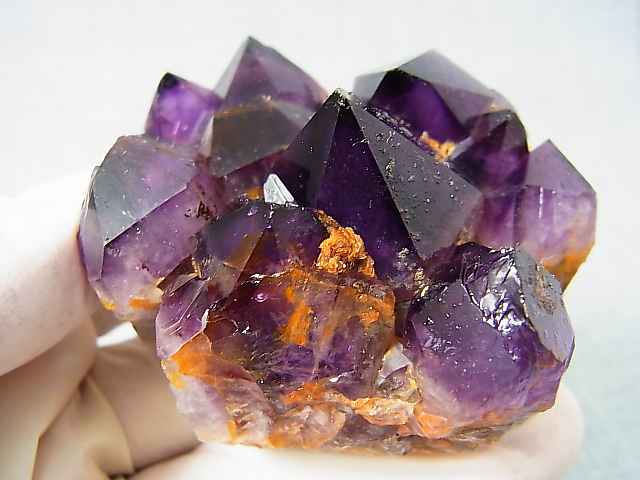 画像: コンゴ産カラーシフト/ディープカラーアメジストクラスター 180.9g