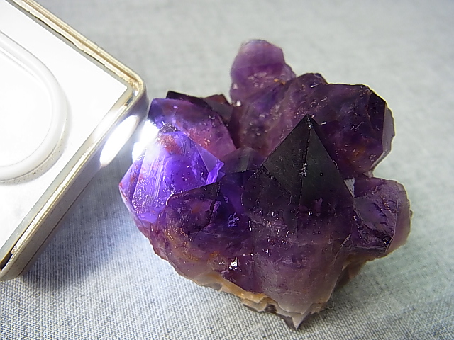 画像: コンゴ産カラーシフト/ディープカラーアメジストクラスター 122.5g