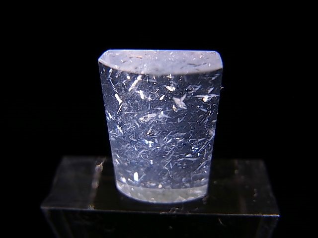 画像1: マダガスカル産ジラソルクオーツ研磨原石（針状ルチル/中空インクルージョン） 2.4g