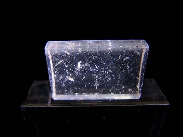 画像2: マダガスカル産ジラソルクオーツ研磨原石（針状ルチル/中空インクルージョン） 2.4g