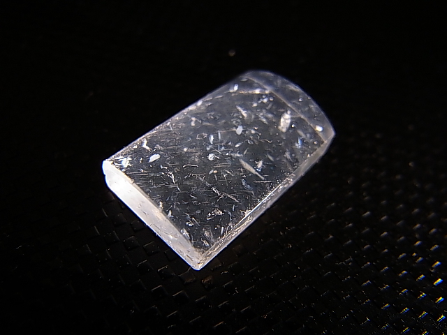 画像: マダガスカル産ジラソルクオーツ研磨原石（針状ルチル/中空インクルージョン） 2.4g