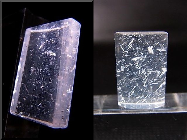 画像: マダガスカル産ジラソルクオーツ研磨原石（針状ルチル/中空インクルージョン） 2.4g