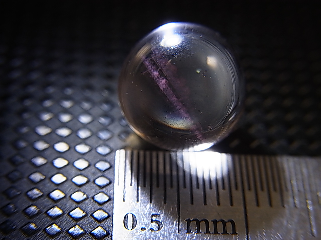 画像: マダガスカル産ピンクエンジェルラダー水晶丸玉 10mm