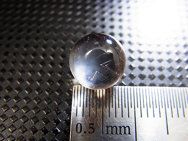 画像: マダガスカル産ピンクエンジェルラダー水晶丸玉 8.5mm