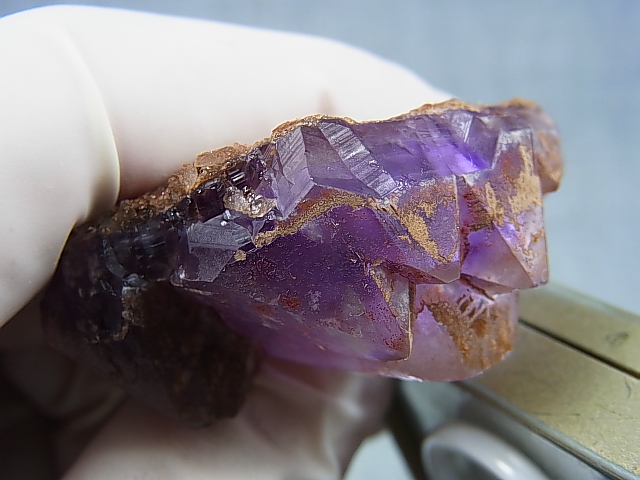 画像2: スウェーデン・ヴァルムランド産アメジスト原石（群晶） 36.7g