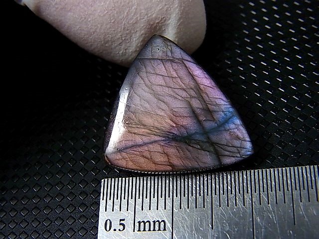 画像: レアカラー：オレンジピンク/パープル/ブルーシラーラブラドライト研磨タンブル 2.8g