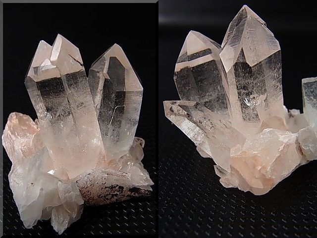 画像: インド・マニカラン産ピンク水晶（連晶） 25.3g