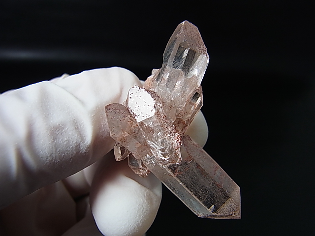 画像: インド・マニカラン産ピンク水晶（連晶/貫入り） 11.1g