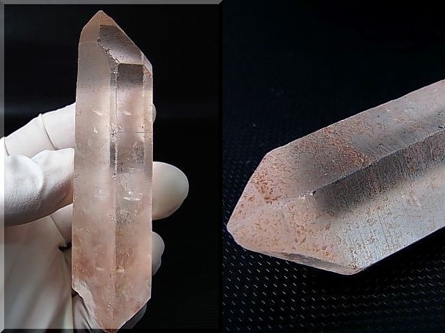 画像: マダガスカル産ピンク水晶 89.1g