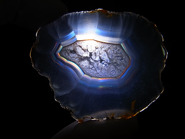 画像: ブラジル産イリスアゲートスライス 7.1g