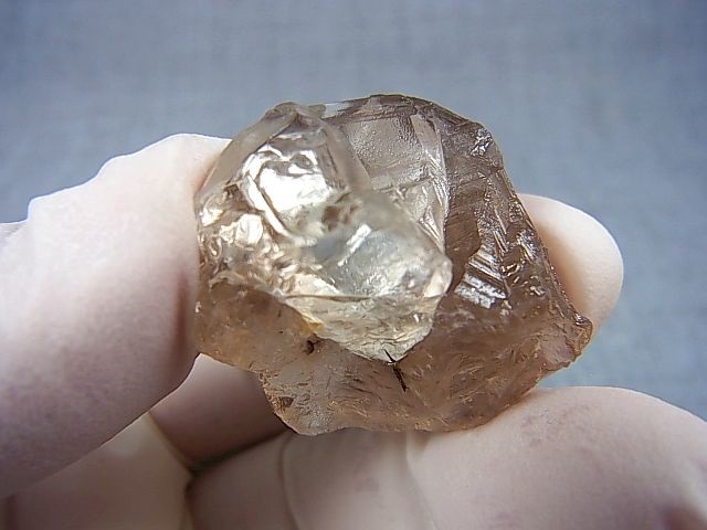 画像: ベトナム・タインホア産スモーキー水晶＆トパーズ共生 18.5g