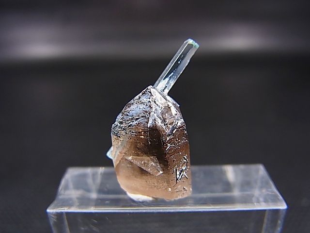 画像2: ベトナム・タインホア産アクアマリン付きスモーキー水晶 1.4g