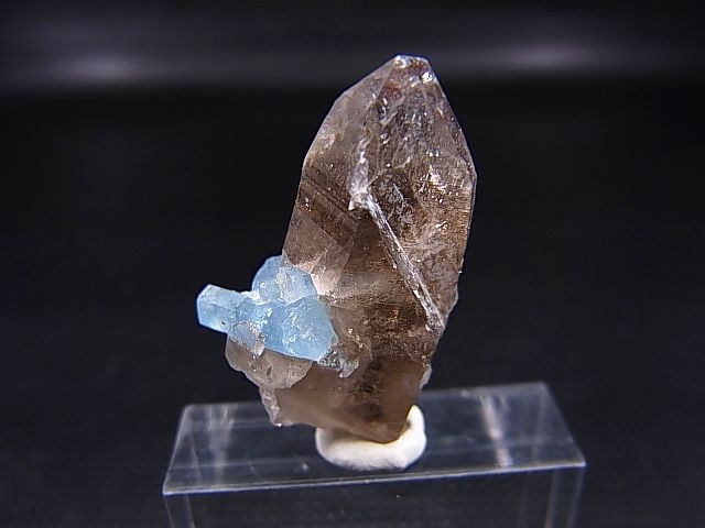 画像2: ベトナム・タインホア産アクアマリン付きスモーキー水晶 3.7g