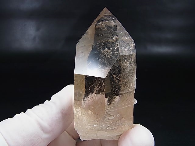 画像1: ノルウェー産ウォータークリア・ライトスモーキークオーツ 94.3g