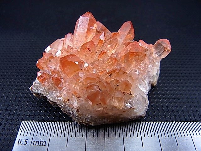 画像: スウェーデン産ヘマタイト（タンジェリン）水晶クラスター 31.6g