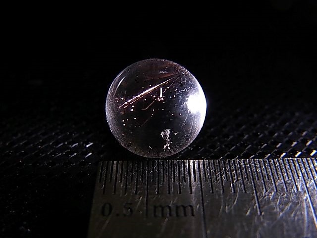 画像: マダガスカル産ピンクエンジェルラダー水晶丸玉 10mm