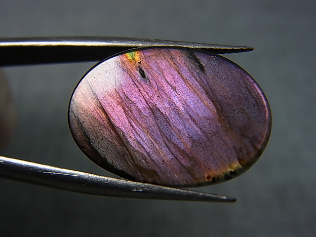 画像: レアカラー：ピンク/パープルシラーラブラドライト研磨タンブル 2.2g