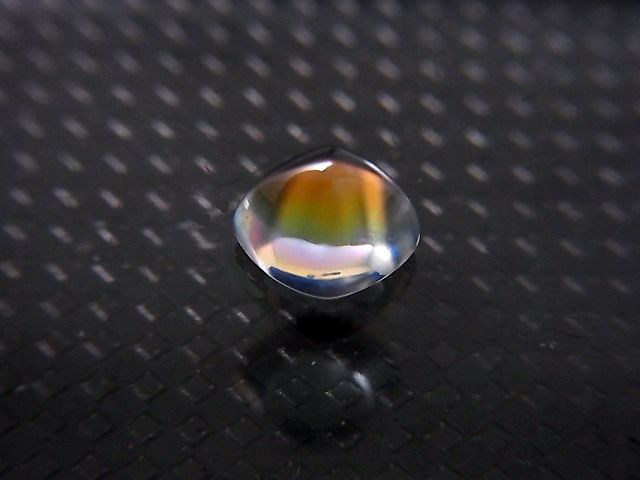 画像1: レアカラー：ピンク/オレンジ/ブルーシラームーンストーン（ラブラドライト）・ルース 0.8カラット