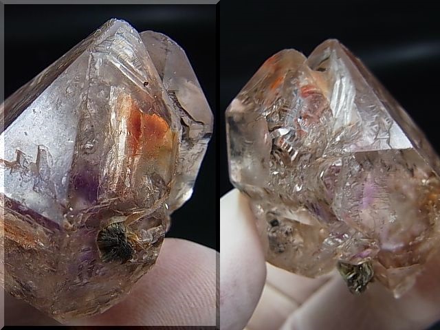 画像: タンザニア・モンドヴィレッジ産モンドクオーツ/エレスチャルアメジスト原石 37.5g