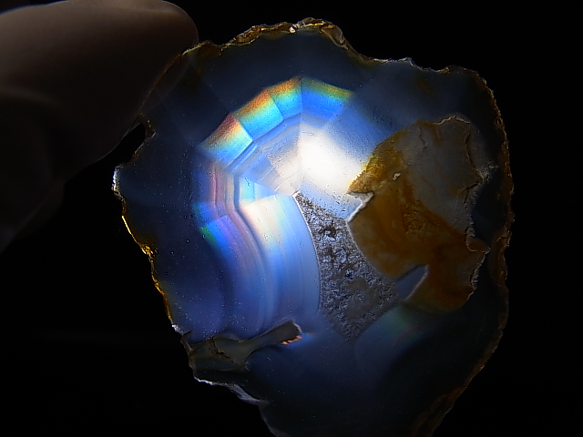 画像: ブラジル産イリスアゲートスライス 9.4g