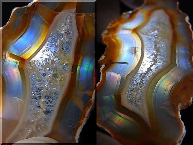 画像: ブラジル産イリスアゲートスライス 6.1g