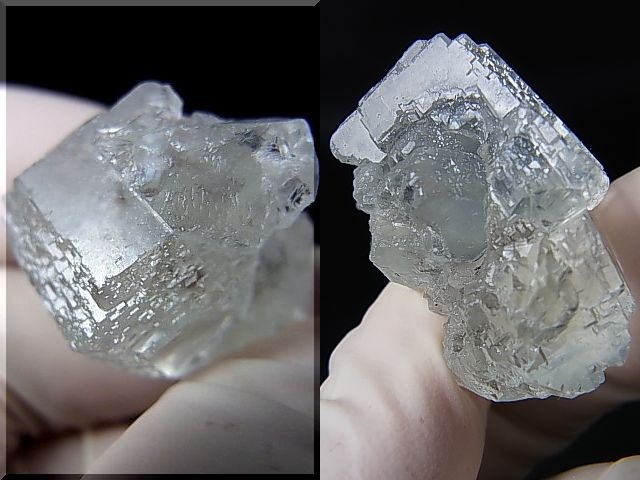 画像: ヤオガンシャン産カラーレスフローライト原石（レインボー入り） 22.3g