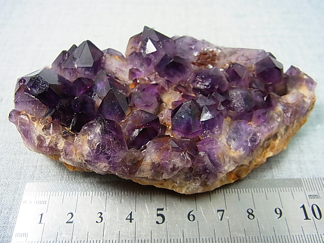 画像: コンゴ産カラーシフト/ディープカラーアメジストクラスター 248.4g