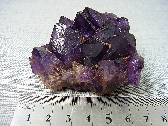 画像: コンゴ産カラーシフト/ディープカラーアメジストクラスター 141.4g