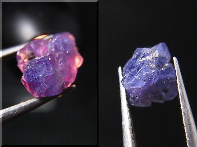 画像: ベトナムLuc Yen産コバルトスピネル結晶原石（蛍光/カラーチェンジ） 2.6カラット