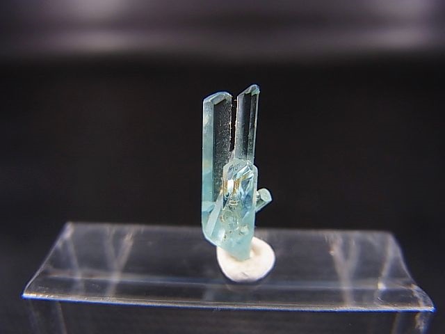 画像1: ジェムグレード宝石需要品質：ベトナム産アクアマリン柱状結晶原石（連晶） 1.1カラット