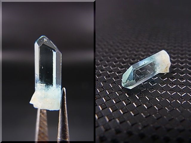 画像: ジェムグレード宝石需要品質：ベトナム産アクアマリン柱状結晶原石 1.1カラット