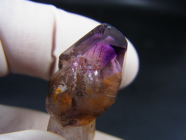 画像: タンザニア・モンドヴィレッジ産エレスチャルアメジスト原石（セプター） 8.2g