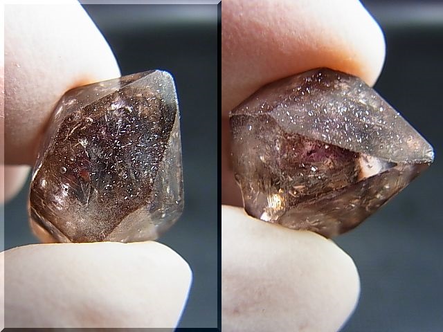 画像: タンザニア・モンドヴィレッジ産エレスチャルアメジスト原石（セプター/水入り） 3.4g