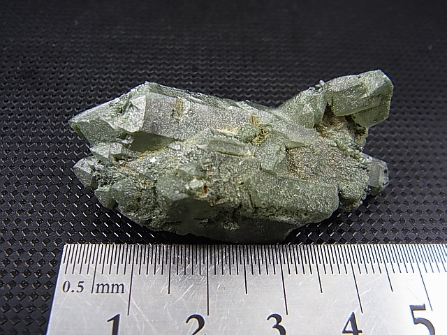 画像: インド・マニハール産クリア水晶（カテドラル/インターフェレンス/ＤＴ/クローライト入り） 19.3g