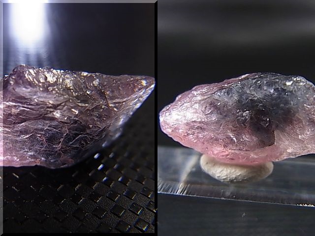 画像: ベトナムMinh Tien産多色トルマリン（ピンク/カラーレス/ブラック）結晶原石 10.3カラット