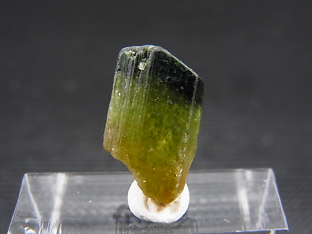 画像1: ベトナムMinh Tien産グリーントルマリン（バイカラー）結晶原石 6.0カラット