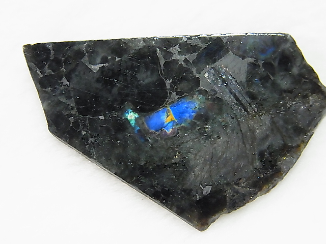 画像: フィンランド・ユレマー産スペクトロライト（パープルヴィオラミックス）ハイパースシーン入り研磨スライス 9.4g