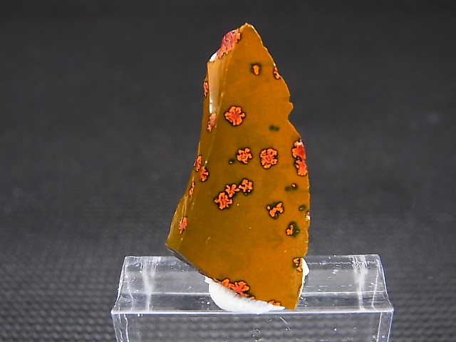 画像1: 飯盛ラボストーン（IL-stone）「レアカラー：ブラッドストーン（紅葉石）」ガラス原石 14.2カラット