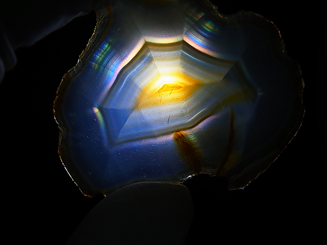 画像2: ブラジル産イリスアゲートスライス 6.0g