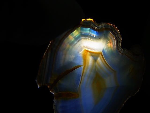 画像: ブラジル産イリスアゲートスライス 6.0g