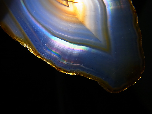 画像: ブラジル産イリスアゲートスライス 7.6g